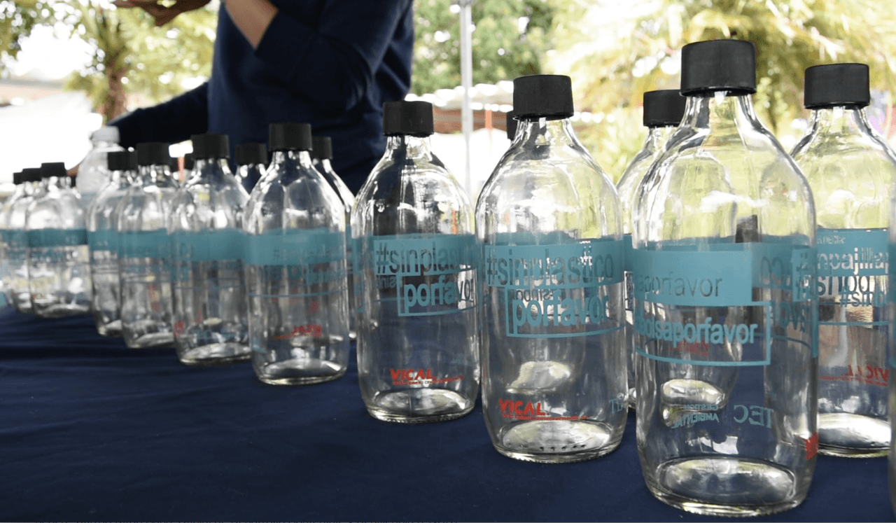 Botellas Para Agua De Vidrio