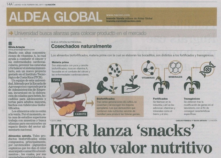 TEC en los medios Desarrollo de alimentos nutracéuticos en la
