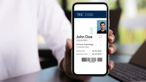 Diseño de cómo se vería la identificación digital
