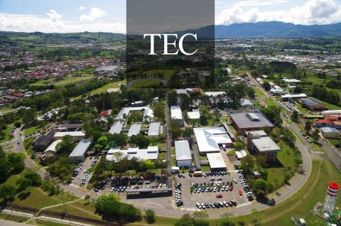 vista aérea del Campus Cartago