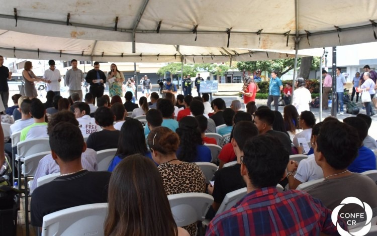 Fotografía cortesía de  la Confederación Estudiantil Universitaria de Costa Rica.