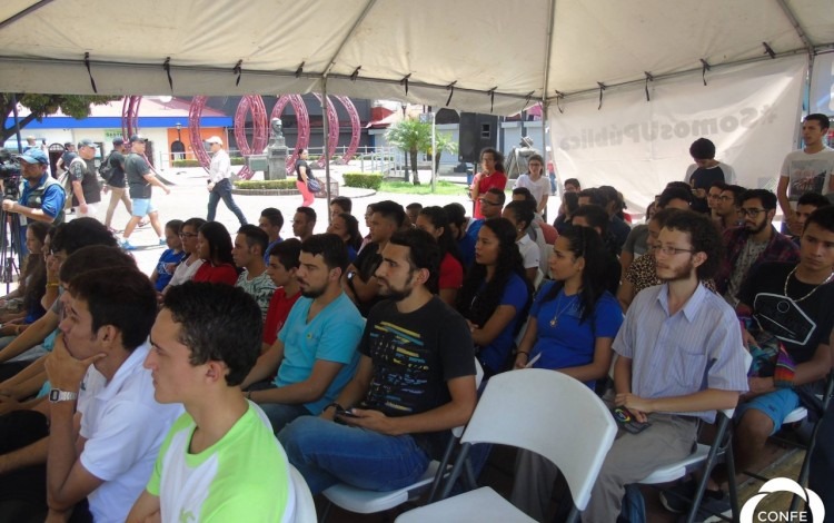 Fotografía cortesía de  la Confederación Estudiantil Universitaria de Costa Rica.