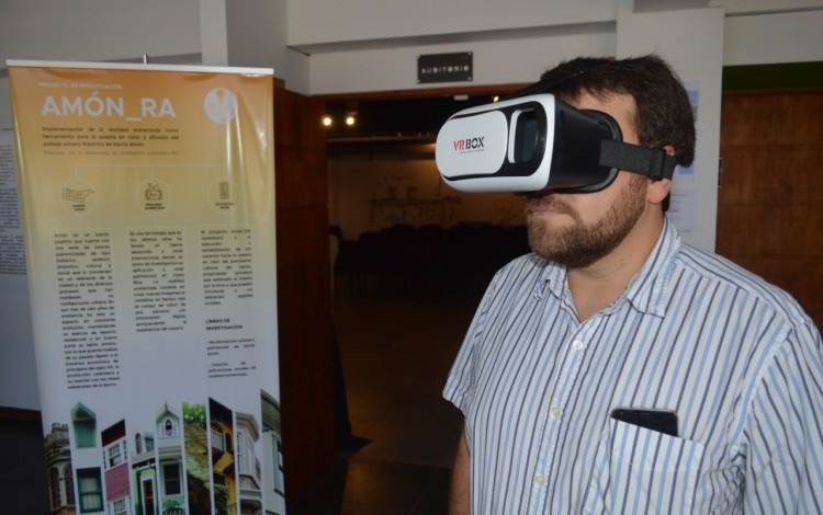 La Escuela de Arquitectura y Urbanismo del TEC expuso sus proyectos de realidad virtual y realidad aumentada para Barrio Amón (Foto: Fernando Montero)