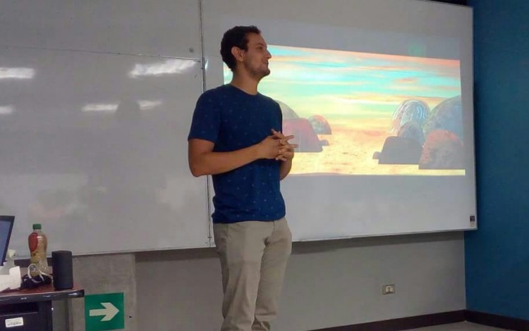 Durante la celebración hubo charlas y exposiciones relacionadas con el cuidado del planeta. (Foto cortesía de Valeria Alfaro)