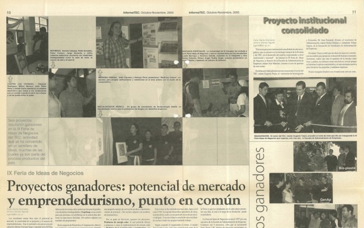 (Fuente: InformaTEC, mayo 2005)