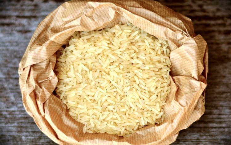 Imagen de granos de arroz