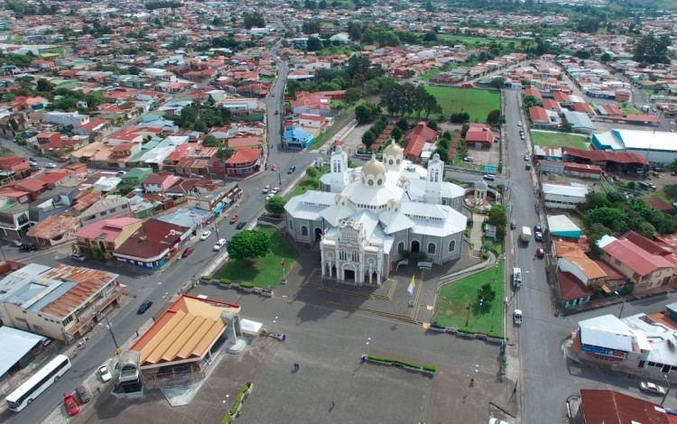 foto aérea de la Basílica