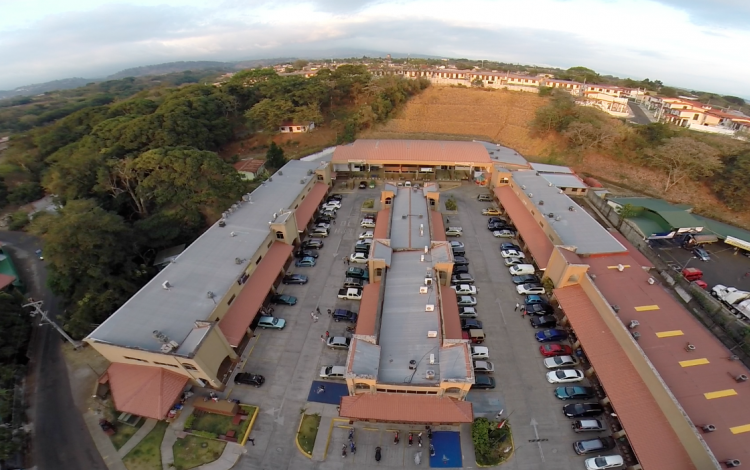 Vista aérea del Centro Académico de Alajuela.