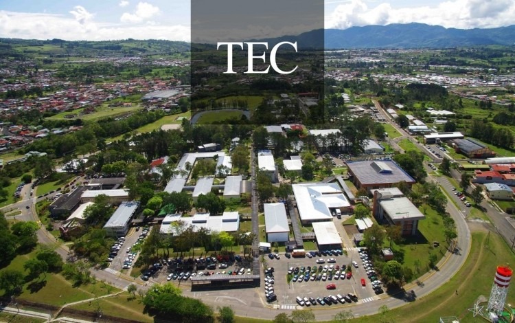 Imagen aérea del campus central del TEC