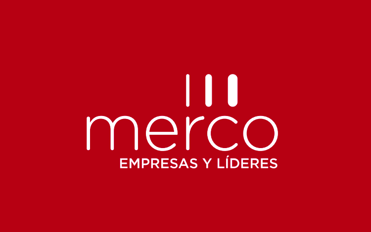 Emblema del ranking Merco. Se lee: Merco, Empresas y Líderes.