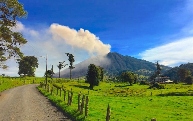 Fotografía del Volcán Turrialba 