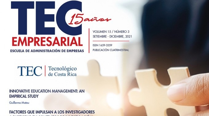 imagen de la portada de la revista digital TEC Empresarial.