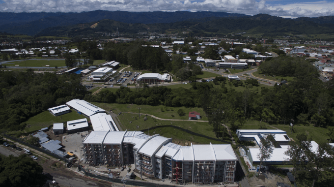 vista aérea del TEC Campus Cartago