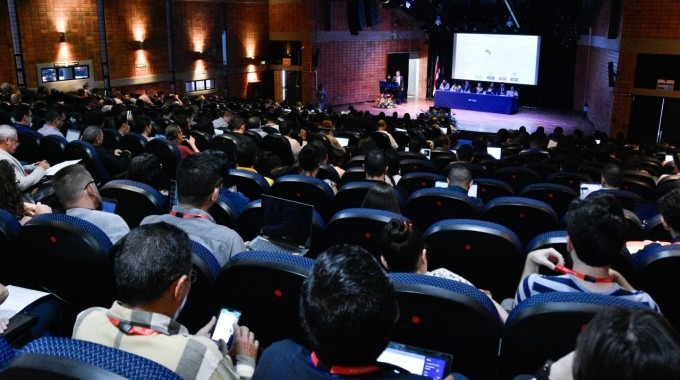 Vista general de un auditorio