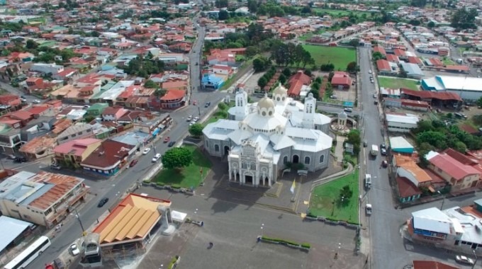 foto aérea de la Basílica