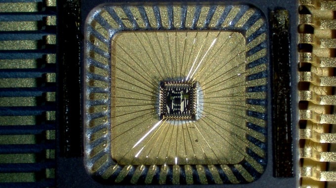 Imagen de un chip electrónico