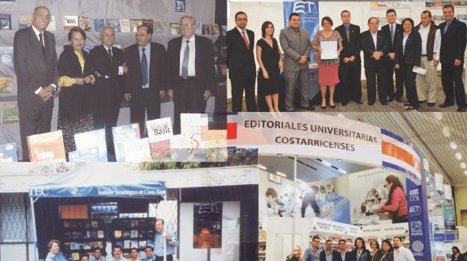Imagen con varias fotografías de la historia de la Editorial Tecnológica.
