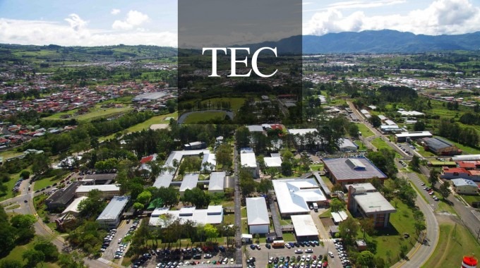 Imagen aérea illustrative del campus del TEC. 