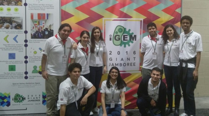 El grupo de estudiantes desarrolladores del proyecto Prostal dejaron al TEC en una posición muy alta en la importante competición. (Foto cortesía de Miguel Rojas)