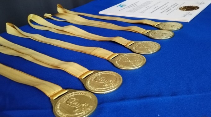 Medallas premio Rubén Darío.