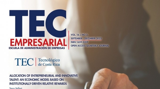 Portada de la revista TEC Empresarial.