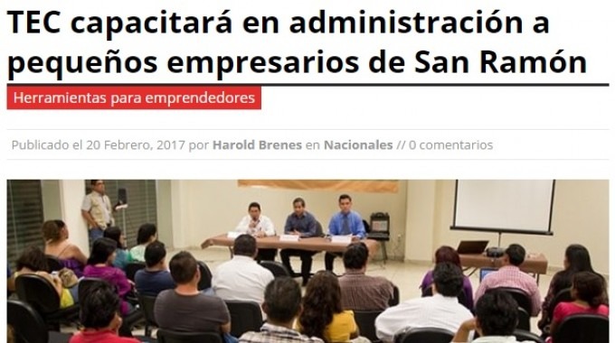 Los empresarios ramonenses tendrán la oportunidad de capacitarse gracias a la investigación y aporte del TEC. (Imagen: AM Prensa)