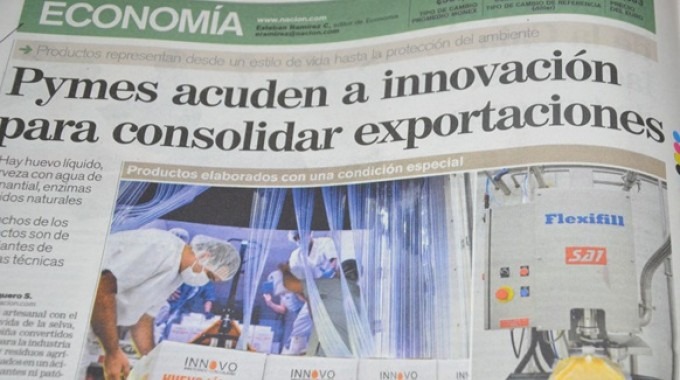 El proyecto Magenta Biolabs, desarrollado por estudiantes del TEC, destacó una vez en la prensa nacional. (Imagen obtenida del periódico La Nación)