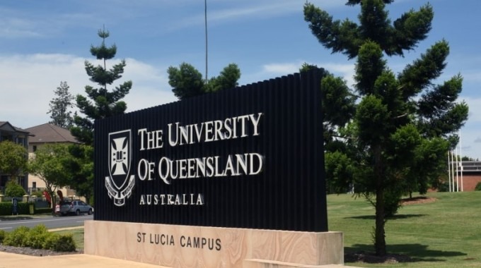 Rótulo de la Universidad de Queensland