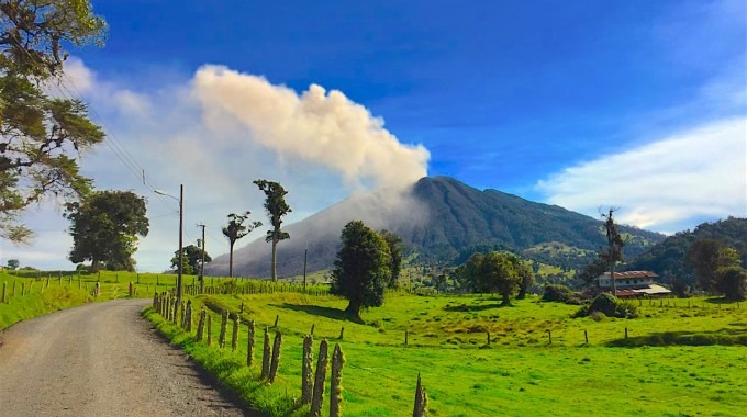 Fotografía del Volcán Turrialba 