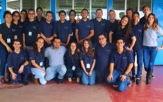 Equipo de trabajo del Proyecto Promates en el Liceo de Santo Domingo, en Heredia. (Foto: Irina Grajales / OCM). 