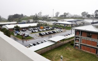 Vista desde el nuevo edificio: Núcleo Integrado de Tecnología de Información y Comunicación (Foto: OCM / Irina Grajales)