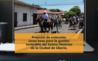 Imagen de un tope de caballos en Liberia, Guanacaste.