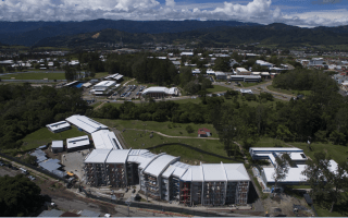 vista aérea del TEC Campus Cartago