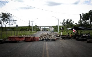 bloqueo de carretera 