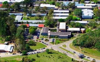 vista aerea del campus