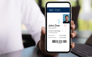 Diseño de cómo se vería la identificación digital