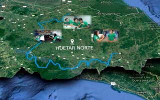 MAPA DE LA ZONA NORTE CON IMAGENES DE JOVENES