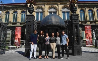 En el orden habitual: Randall Tapia, Daniela Ramírez, Débora Cubero, Ana Slon, Aurelia Rodríguez y Luis Diego Elizondo.