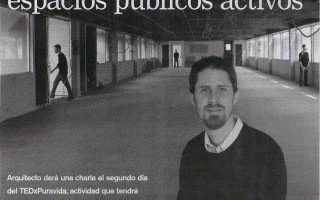 La Nación dedicó casi una página entera en su edición de este miércoles al arquitecto Felipe Pina, quien se presentará en el TEDx Pura Vida a inicios de marzo.