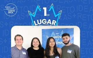 Imágenes de los estudiantes ganadores del reto