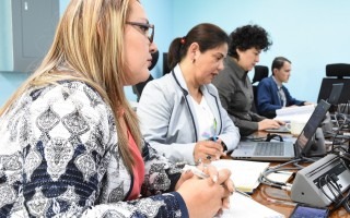 personas trabajando en comites de congreso