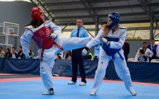 peleadoras de taekwondo