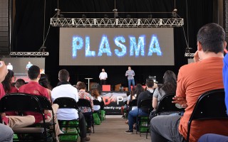 Jaime Mora y José Asenjo fueron dos de los expositores que estuvieron en la edición del Tedx Pura Vida Joven (Fotografía: Ruth Garita/OCM)