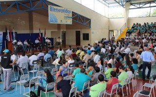 Vista parcial de los asistentes al conversatorio: ”Situación y quehacer de las universidades públicas en la provincia de Guanacaste”, organizado por los centros de educación superior estatal y la Subcomisión del Informe Estado de la Nación”.  (Foto cortesía UTN).