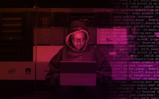 mujer en una computadora.