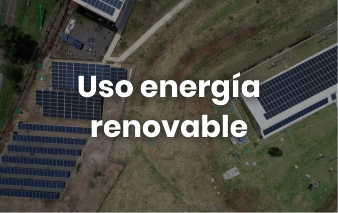 Uso energía renovable