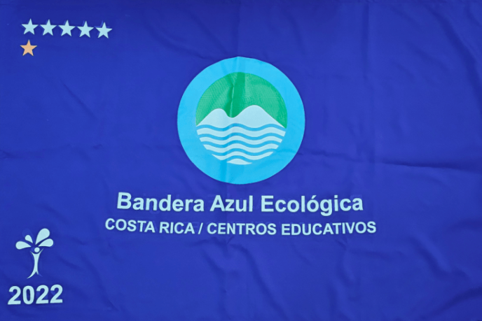 Fotografía de la Bandera Azul Ecológica