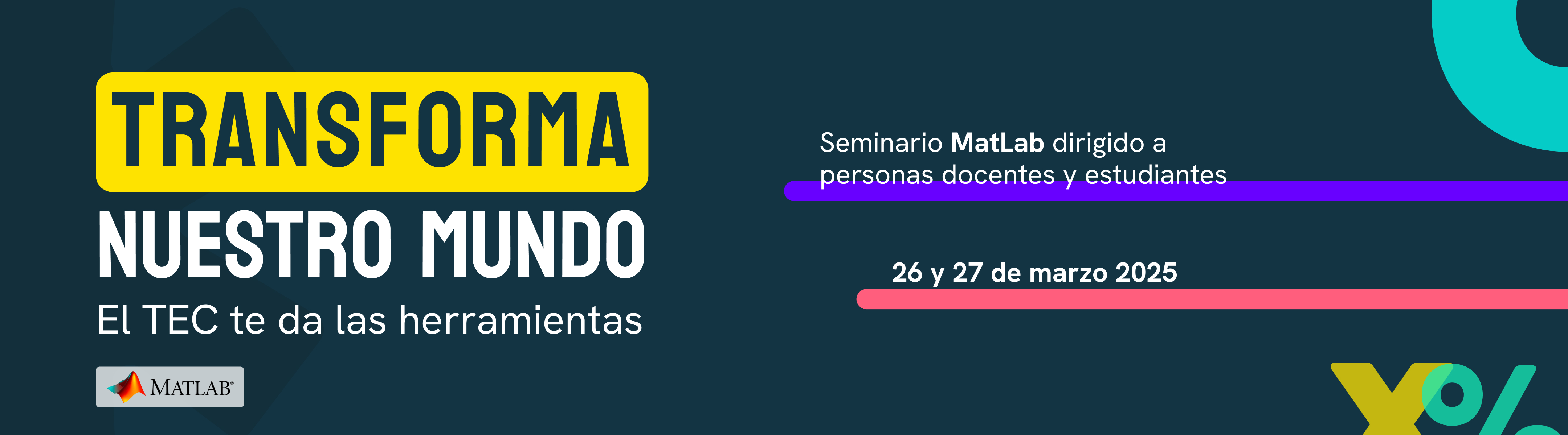 Transforma nuestro mundo, talleres de MATLAB