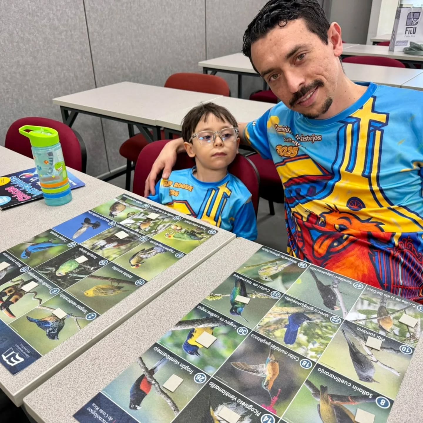 Fotografía: Camacho durante del bingo