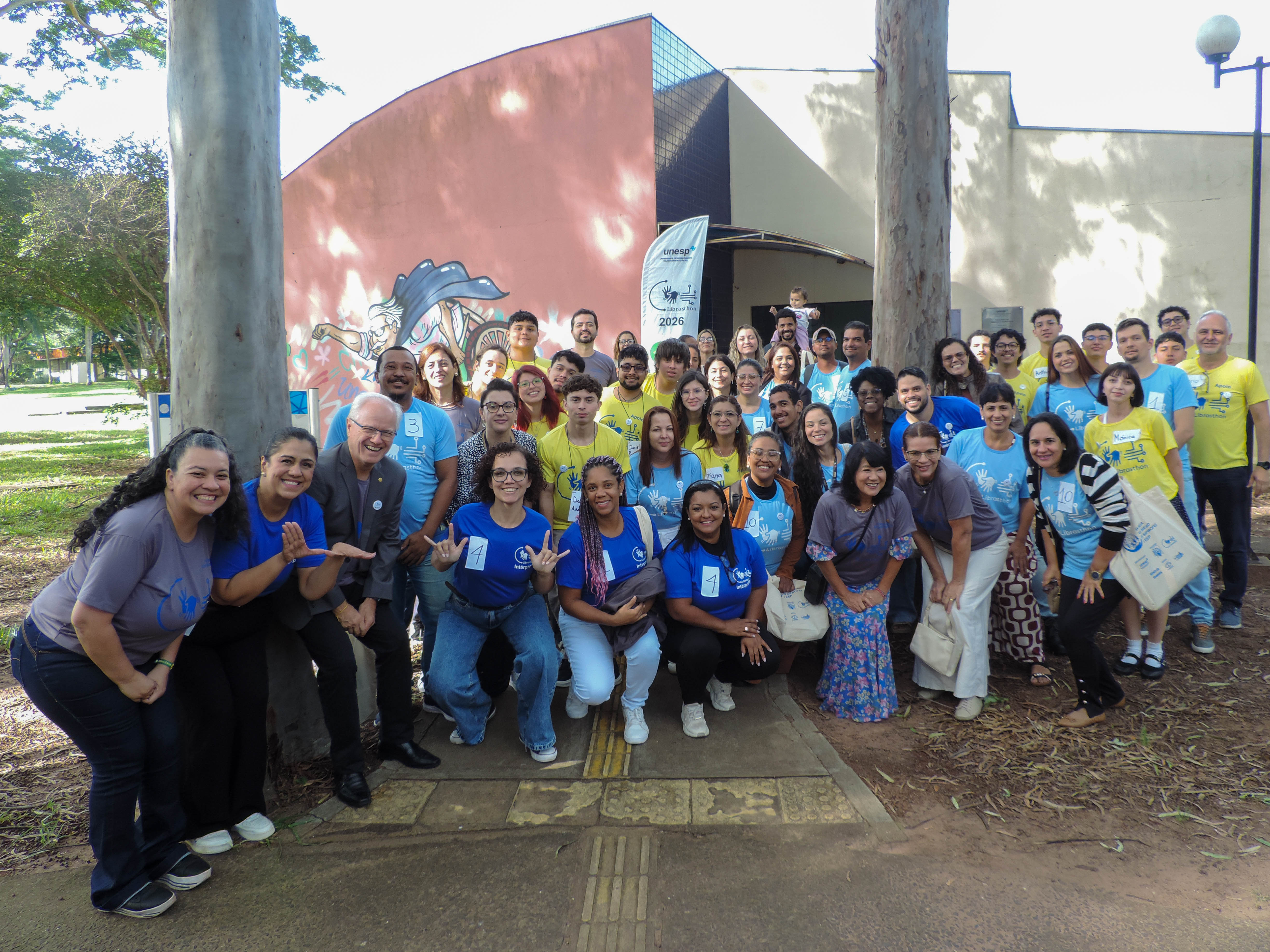 Parte del equipo que estuvo en el evento